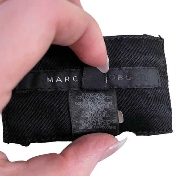 Marc‎ Jacobs Sherpa Collar Toggle Coat Black Heavy Weight Size XS - Picture 10 of 12